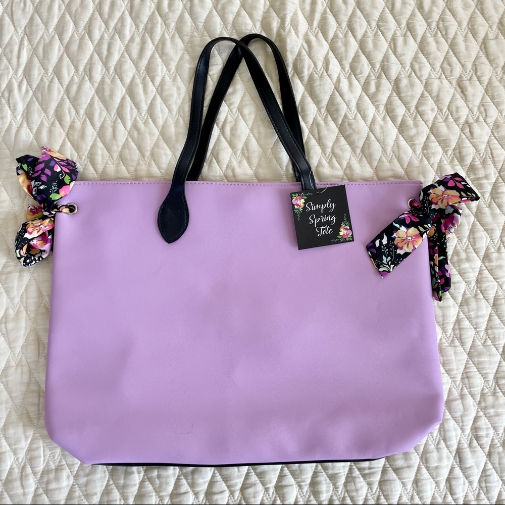 Purple tote